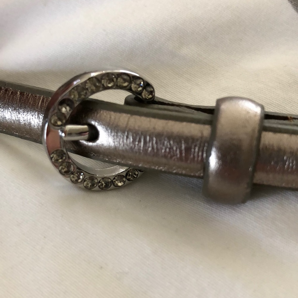 Delicate pewter/gold belt